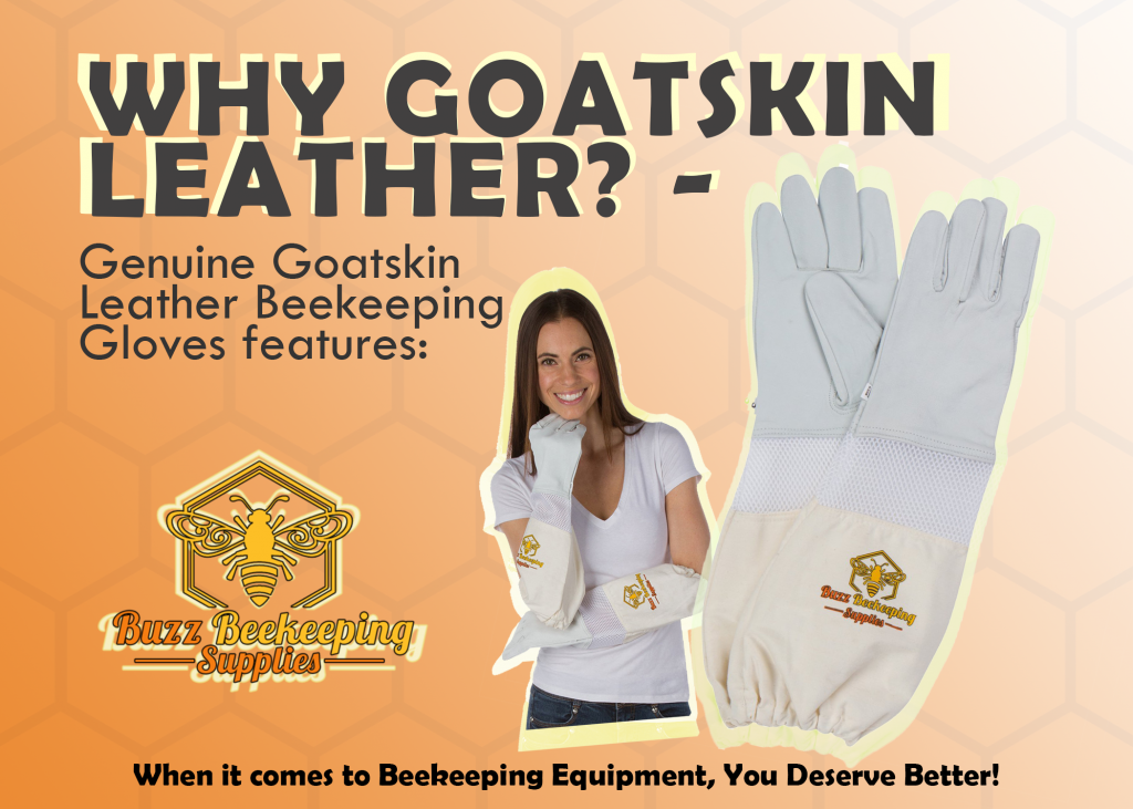 Beekeeping goatskin gloves featured image